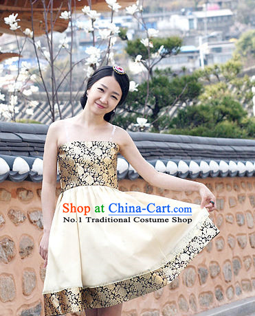 Korean Party Ball Modern Hanbok for Girls