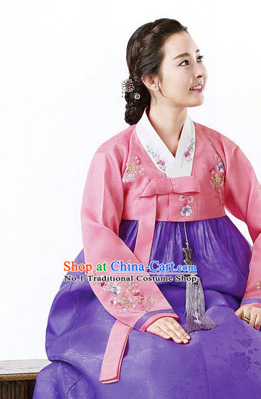 Korean Traditional Hanbok Clothing Dress online Womens Clothes Designer Clothes