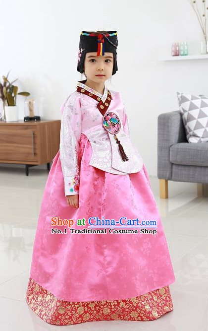 Korean Princess Traditional Hanbok Clothing Dress online Kids Clothes Designer Clothes