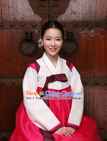 Korean Traditional Hanbok Female Clothes