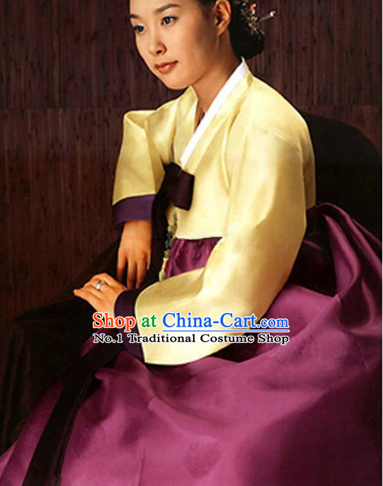 Top Korean Traditional Custom Made Hanbok Clothes Complete Set for Women