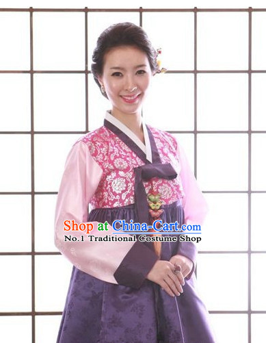 Top Korean Traditional Custom Made Hanbok Clothes Complete Set for Women