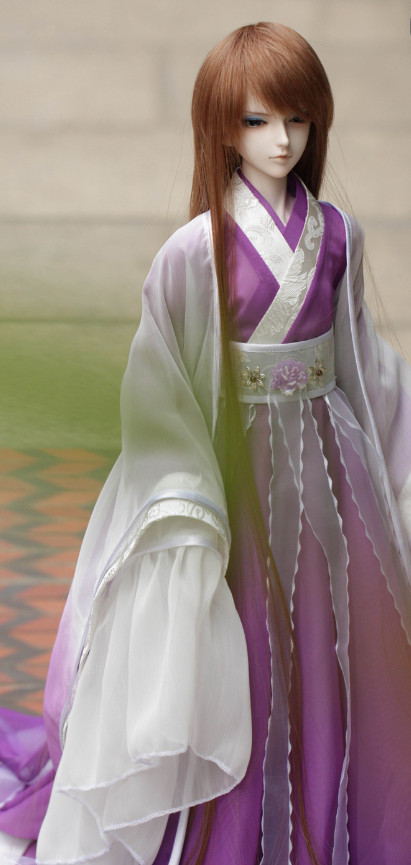 Asian Chinese Purple Wedding Costumes