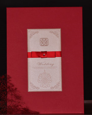 Romantic Wedding Guest Signatures Cloth Book