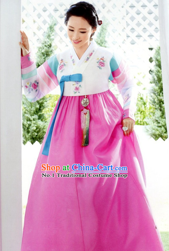 Korean Mother of the Bride Dresses Complete Set