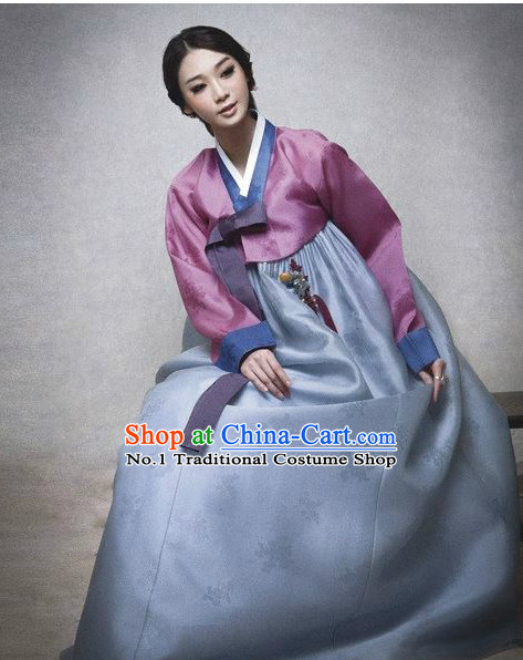 Traditional Korean Lady Hanbok Traditional Dresses Complete Set