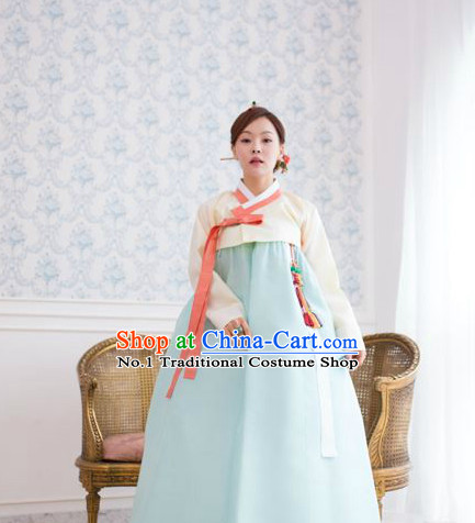 Traditional Korean Lady Hanbok Traditional Outfit Complete Set