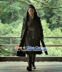 China Ancient Female Killer Film Costumes Complete Set for Women