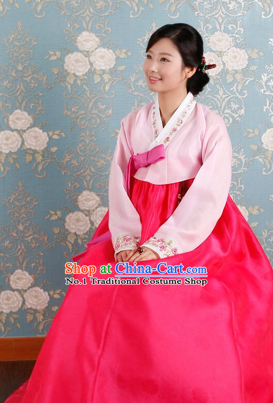 Korean Traditional Hanbok Formal Dresses Special Occasion Dresses for Women