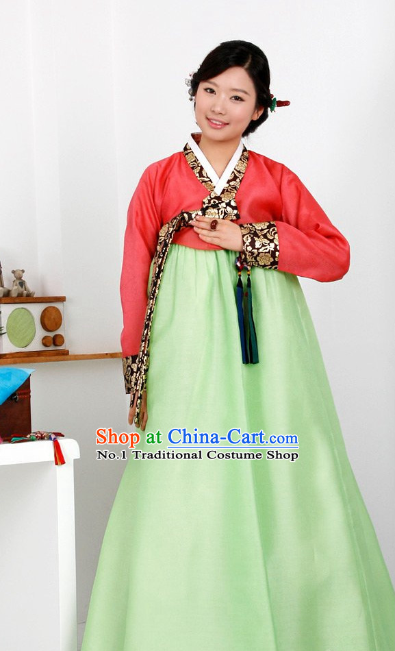 Korean Traditional Hanbok Formal Dresses Special Occasion Dresses for Women