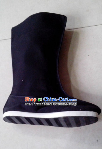 Handmade Asian China Stage Performance Traditional Black Boots online