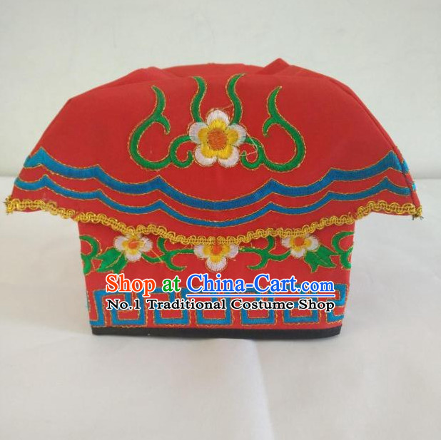 Oriental Stage Performance Peking Opera Hat for Men