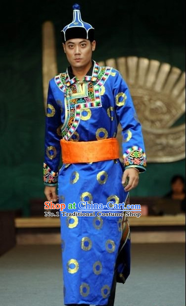 Oriental Clothing Chinese Traditional Mongolian Ethnic Plus Size Clothing online for Men