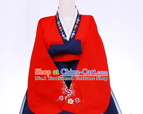 Top Korean Traditional Custom Made Dance Hanbok Costumes Complete Set for Women