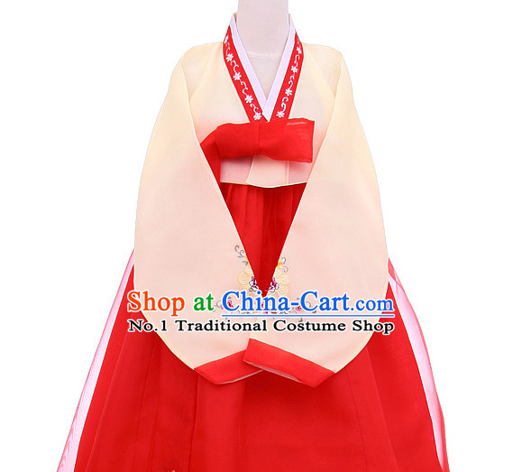 Top Korean Traditional Custom Made Dance Hanbok Costumes Complete Set for Women