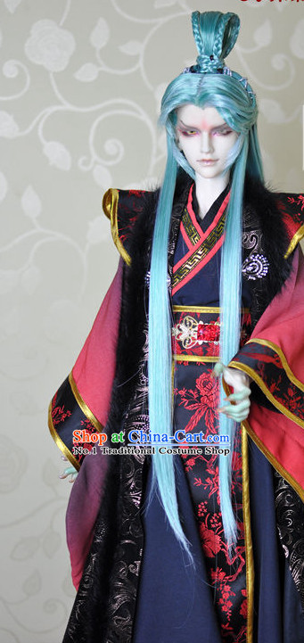 Chinese Traditional Emperor Dresses Complete Set for Men