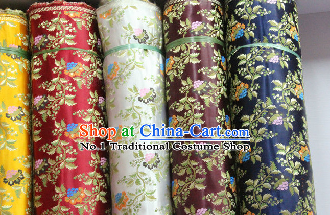 Chinese Tibetan Brocade Embroidered Fabric Upholstery Material Dress Material