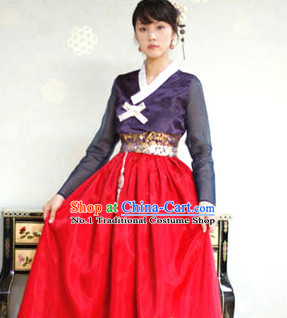 Korean Traditional Clothing Plus Size Clothing Fashion Clothes Complete Set for Teenagers