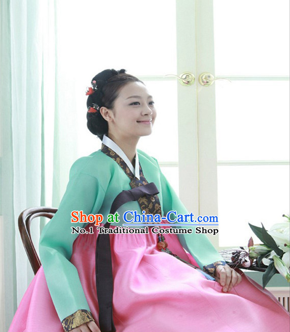 Korean Traditional Clothing Imperial Female Plus Size Dress Fashion Clothes Complete Set