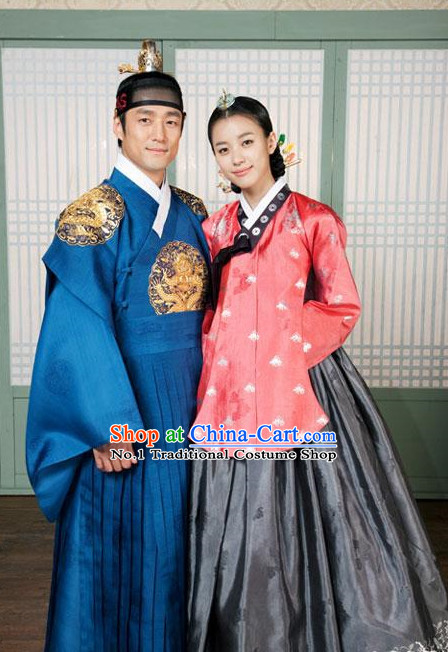 Korean Emperor and Empress National Dress Costumes Traditional Costumes online Clothes Shopping