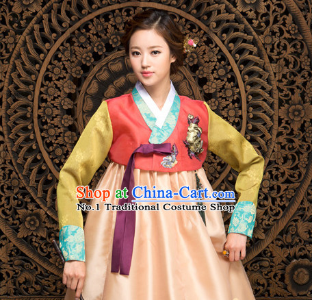 Korean National Costumes Traditional Costumes Hanbok Dresses