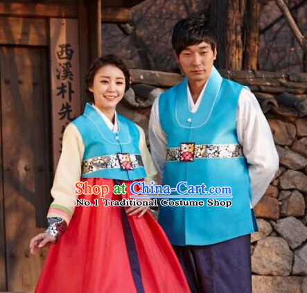 Korean Couple Hanbok Fashion online Apparel Hanbok Costumes Dresses