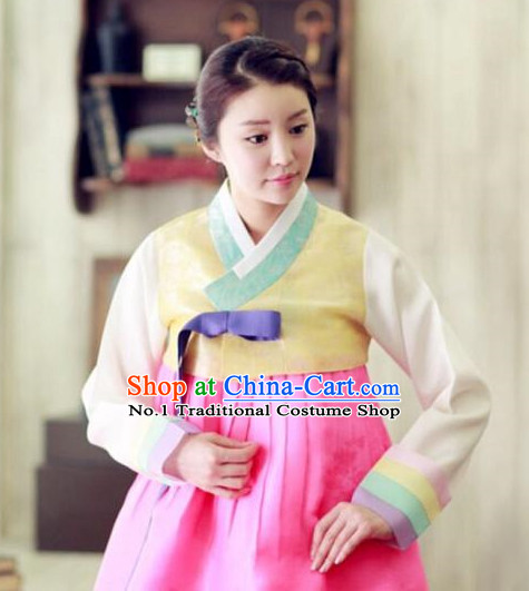 Korean Female National Costumes Traditional Hanbok Clothes online Shopping