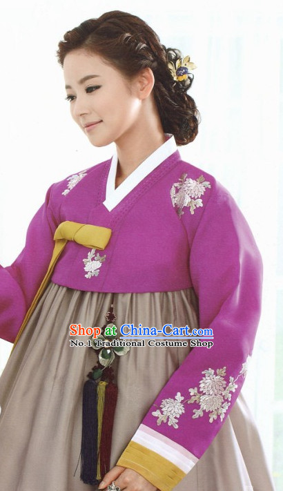 Korean Cusotm Made National Costumes Traditional Hanbok Clothes online Shopping