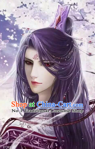 Custom Made According to Your Picture Asian Chinese Ancient Traditional Female Long Wigs