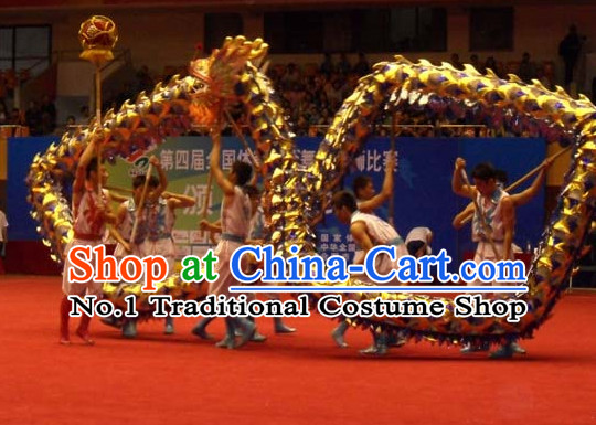 Handmade Shinning Grand Opening Professional Competition and Festival Celebration Dragon Costumes Complete Set