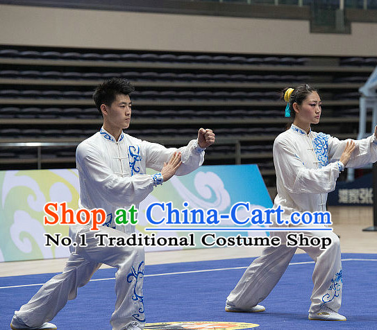 Top Tai Chi Costumes Taijiquan Costume Aikido Chikung Tichi Uniforms Quigong Uniform Thaichi Martial Art Qi Gong Combat Clothing Competition Uniforms for Women or Men