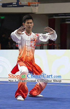 Top Color Changing Tai Chi Costumes Taijiquan Costume Aikido Chikung Tichi Uniforms Quigong Uniform Thaichi Martial Art Qi Gong Combat Clothing Competition Uniforms for Men