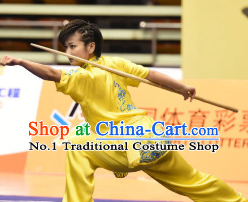 Top Kung Fu Stick Uniforms Kungfu Training Uniform Kung Fu Clothing Kung Fu Movies Costumes Wing Chun Costume Shaolin Martial Arts Clothes for Women