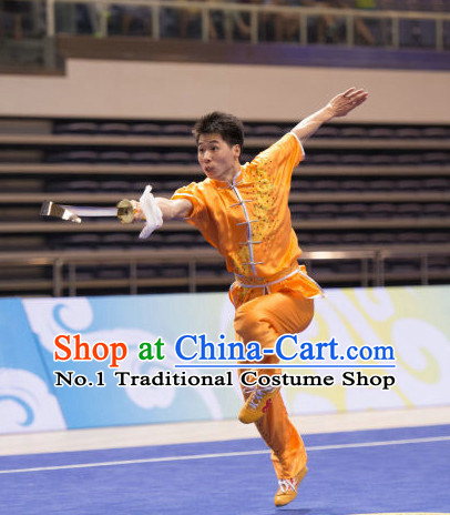 Top Kung Fu Broadsword Uniforms Martial Arts Training Uniform Gongfu Clothing Wing Chun Costume Shaolin Clothes Karate Suit for Men