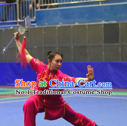 Top Kung Fu Broadsword Uniforms Martial Arts Training Uniform Gongfu Clothing Wing Chun Costume Shaolin Clothes Karate Suit for Women