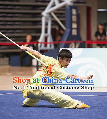 Top Chinese Kung Fu Stick Wooden Dummy Hung Gar Taekwondo Gear Taekwondo Equipment Kung Fu Moves Chinese Kungfu Costume Wing Chun Costumes Competition Uniforms