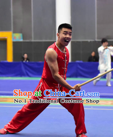 Top Chinese Kung Fu Stick Wooden Dummy Hung Gar Taekwondo Gear Taekwondo Equipment Kung Fu Moves Chinese Kungfu Costume Wing Chun Costumes Competition Uniforms