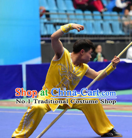 Top Chinese Monkey Boxing Kung Fu Stick Wooden Dummy Hung Gar Taekwondo Gear Taekwondo Equipment Kung Fu Moves Chinese Kungfu Costume Wing Chun Costumes Competition Uniforms