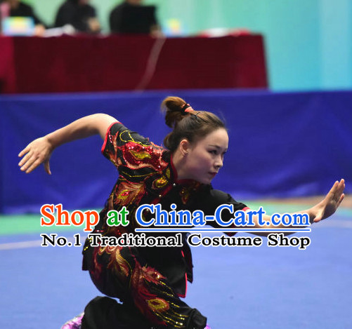 Top Chinese Eagle Claw Boxing or Eagle Claw Fist Uniforms Kung Fu Costumes Martial Arts Suits Competition Uniform