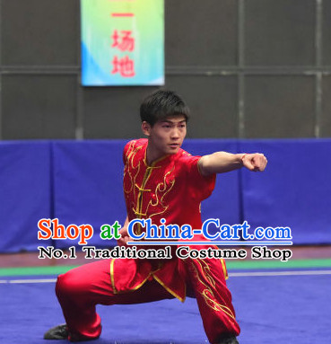 Top Chinese Eagle Claw Boxing or Eagle Claw Fist Uniforms Kung Fu Costumes Martial Arts Suits Competition Uniform