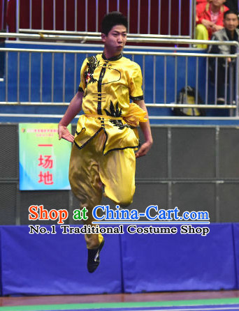 Top Chinese Eagle Claw Boxing or Eagle Claw Fist Uniforms Kung Fu Costumes Martial Arts Suits Competition Uniform