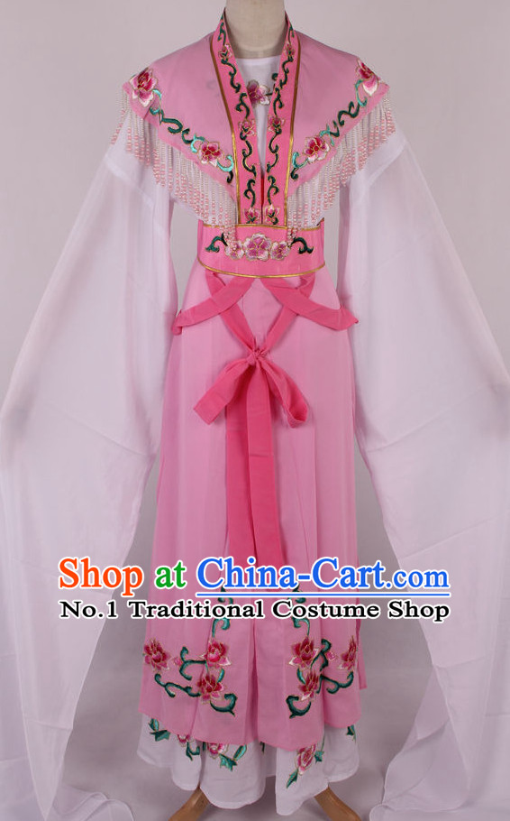 Chinese Beijing Opera Peking Opera Hua Tan Long Water Sleeve Dance Costumes Kids