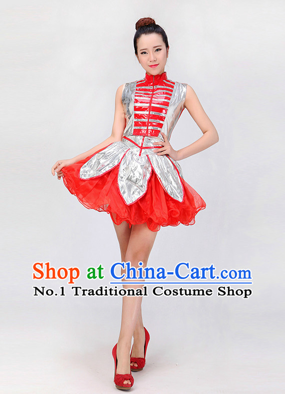 Chinese Modern Dance Costumes Girls Dancewear Dance Costume for Competition