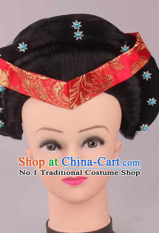 Professional Chinese Opera Hua Tan Wigs