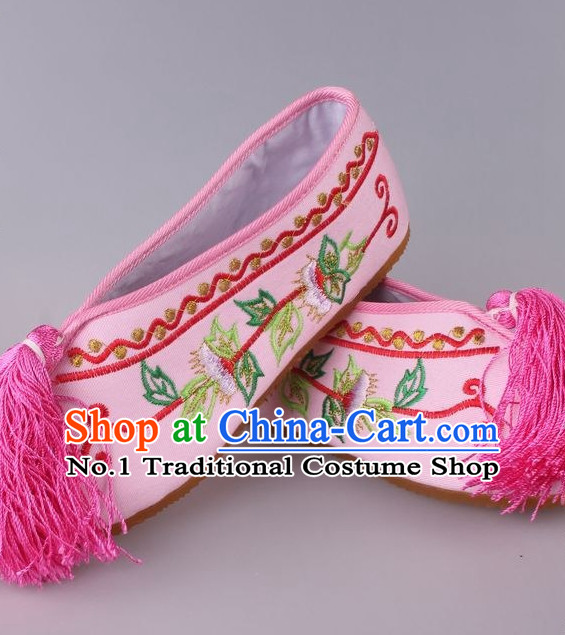 Chinese Beijing Opera Hua Tan Shoes for Women