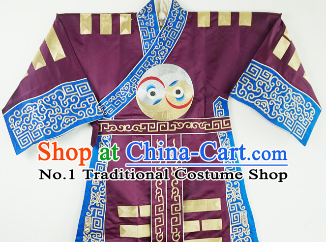 China Beijing Opera Peking Opera Zhuge Liang Taoist Ba Gua the Eight Diagrams Robe for Men