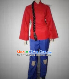 Chinese Poor Girl Costumes Complete Set for Women