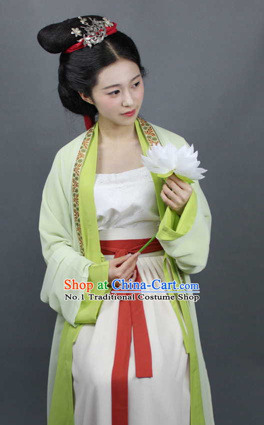 Chinese Hanfu Suit Summer Dresses for Women