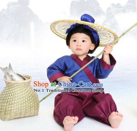 Ancient Chinese Hanfu Dress for Kids