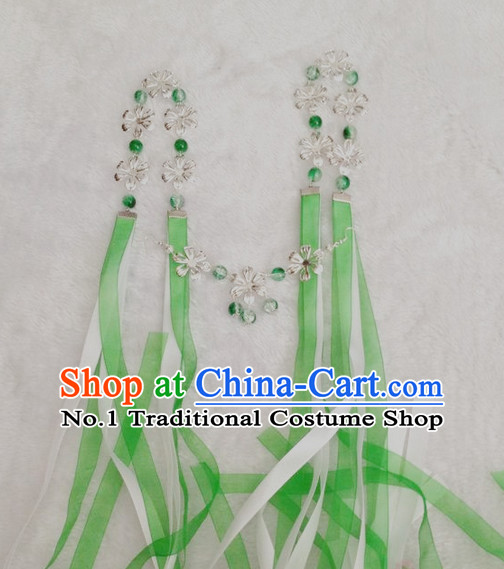 Chinese Style Handmade Earrings with Tassels